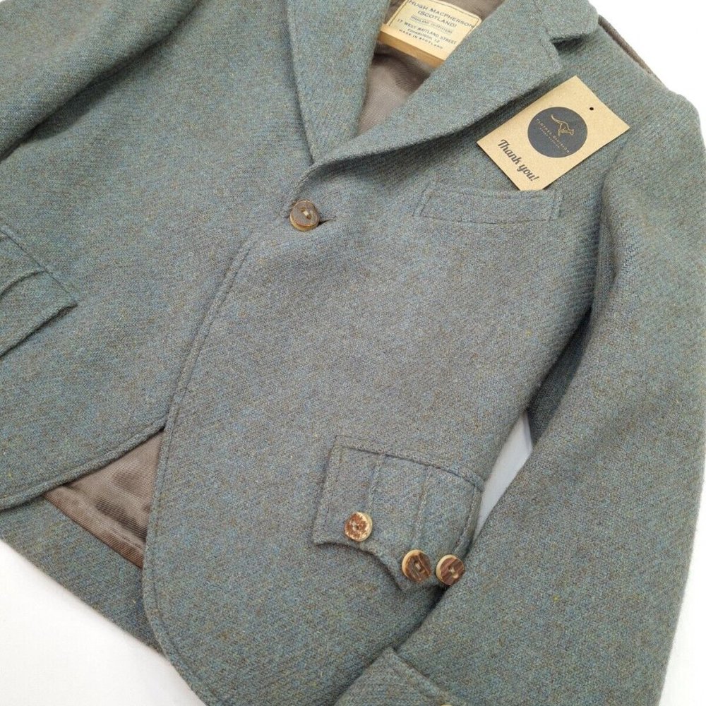 Hugh Macpherson Jacket Size 6 kilt blazer vintage Wool V RARE - Picture 2 of 16